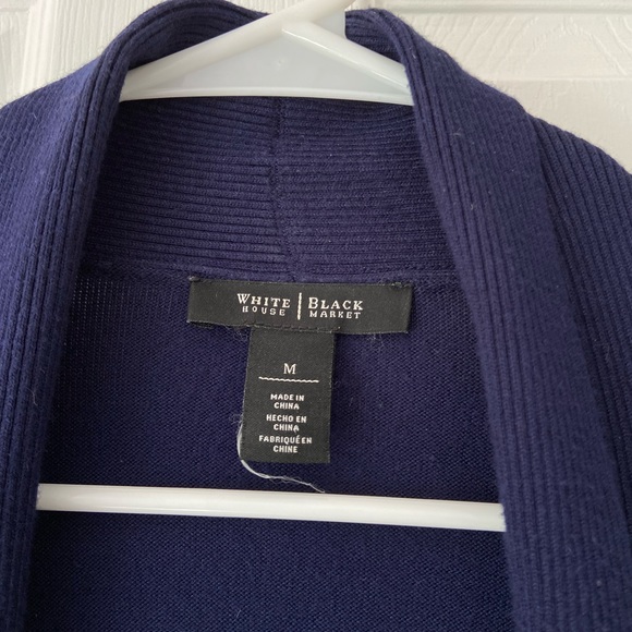 White House Black Market Mid Length Sweater Cardigan - Picture 2 of 4